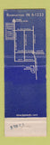 Matchbook Cover - Beau Brummel Restaurant Salt Lake City UT
