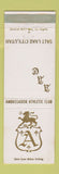 Matchbook Cover - Ambassador Athletic Club Salt Lake City UT WEAR