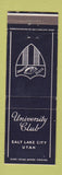 Matchbook Cover - University Club Salt Lake City UT