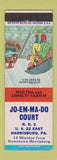 Matchbook Cover - Jo Em Ma Do Court Motel Harrisburg PA
