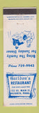 Matchbook Cover - Garldon's Restaurant Nazareth PA