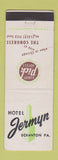 Matchbook Cover - Hotel Jermyn Scranton PA