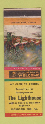 Matchbook Cover - The Lighthouse Mountain Top PA