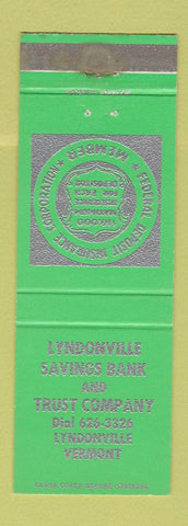 Matchbook Cover - Lyndonville Savings Bank VT WEAR
