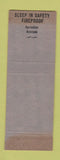 Matchbook Cover - Seventh Ave Hotel Pittsburgh PA WORN