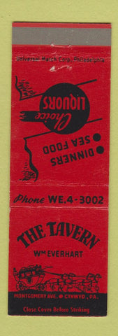 Matchbook Cover - The Tavern Restaurant Cynwyd PA