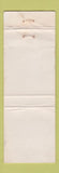 Matchbook Cover - C&E Restaurant Hardwick VT WORN