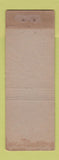 Matchbook Cover - Black Cat Cafe Sea Grill Burlington VT WORN