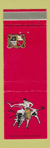 Matchbook Cover - Tarellos' Philadelphia PA restaurant Matador