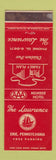 Matchbook Cover - Lawrence Hotel Erie PA WEAR