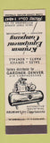 Matchbook Cover - Kruman Equipment Air Compressors Pittsburgh PA WEAR