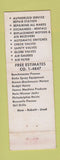 Matchbook Cover - Kruman Equipment Air Compressors Pittsburgh PA WEAR