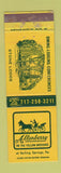 Matchbook Cover - Allenberry Stone Lodge Boiling Springs PA WEAR