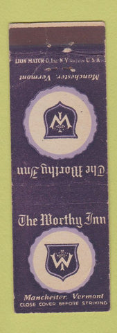 Matchbook Cover - The Morthy Inn Manchester VT