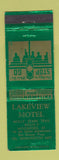 Matchbook Cover - Lakeview Motel Woodford VT WEAR
