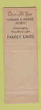 Matchbook Cover - Lakeview Motel Woodford VT WEAR