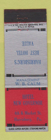 Matchbook Cover - Hotel New Governor Harrisburg PA