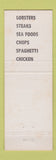 Matchbook Cover - Vermont Steak House Bennington VT BRONZE