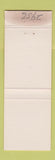 Matchbook Cover - Gigi's Steak House Center Rutland CT 19th Green