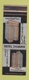 Matchbook Cover - Hotel Sylvania Philadelphia PA