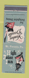 Matchbook Cover - High Point Inn Yankee Doodle Mount Pocono PA