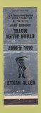 Matchbook Cover - Ethan Allen Motel Burlington VT WORN