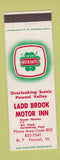 Matchbook Cover - Ladd Brook Motor Inn Pownal VT