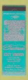 Matchbook Cover - Kozy Korner Sunbury PA