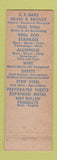 Matchbook Cover - Edgcomb Steel Philadelphia PA