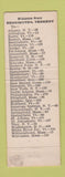 Matchbook Cover - Catamount Motel Bennington VT WEAR