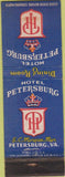 Matchbook Cover - Hotel Petersburg VA