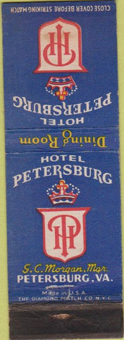 Matchbook Cover - Hotel Petersburg VA