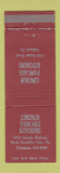 Matchbook Cover - Lincoln Pancake Kitchens North Versailles Township PA