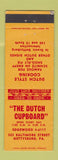 Matchbook Cover - Dutch Cupboard Gettysburg PA WEAR