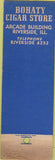 Matchbook Cover - Koppers Coke coal Bohaty Cigar Riverside IL SAMPLE WEAR