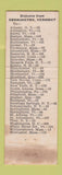 Matchbook Cover - Catamount Motel Bennington VT WEAR