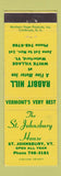 Matchbook Cover - St Johnsbury House VT Rabbit Hill Motor Inn Waterford VT