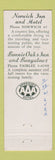 Matchbook Cover - Bonnie Oaks Fairlee VT Norwich Inn VT WEAR
