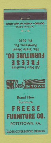 Matchbook Cover - Freese Furniture Pottstown PA