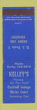 Matchbook Cover - Kelley's Motor Court Derby Line VT