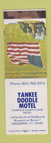 Matchbook Cover - Yankee Doodle Motel Shelburne VT WEAR