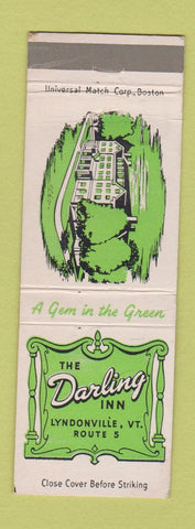 Matchbook Cover - Darling Inn Lyndonville VT