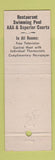 Matchbook Cover - New Englander Hotel Bennington VT