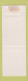 Matchbook Cover - Yankee Doodle Motel Shelburne VT WEAR