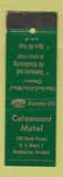 Matchbook Cover - Catamount Motel Bennington VT WORN