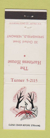 Matchbook Cover - Hartness House Springfield VT