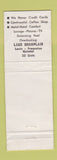 Matchbook Cover - North Star Motel Burlington VT WORN