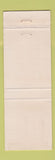 Matchbook Cover - Lyn Burke Motel Lyndonville VT