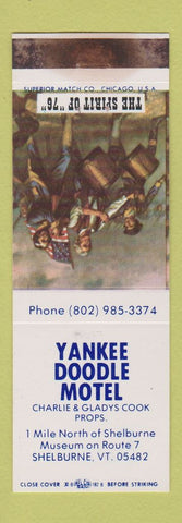 Matchbook Cover - Yankee Doodle Motel Shelburne VT WEAR