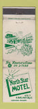 Matchbook Cover - North Star Motel South Burlington VT WORN
